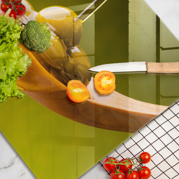 Protection plaque induction Huile d'olive et olives