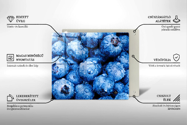 Protection plaque induction Myrtilles juteuses