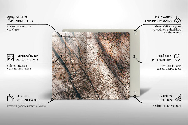 Protection plaque induction Structure bois