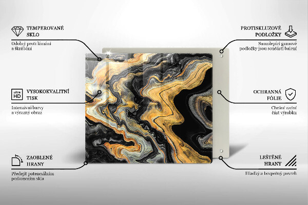 Protection plaque induction Structure abstraite