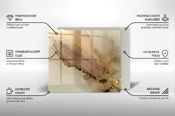 Protection plaque induction Abstraction de l'or