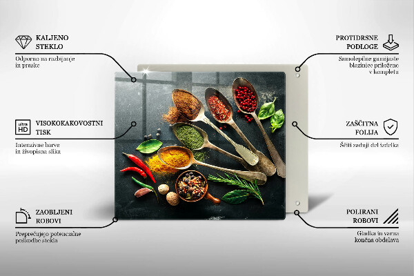 Protection plaque induction Cuillères de cuisine d'épices