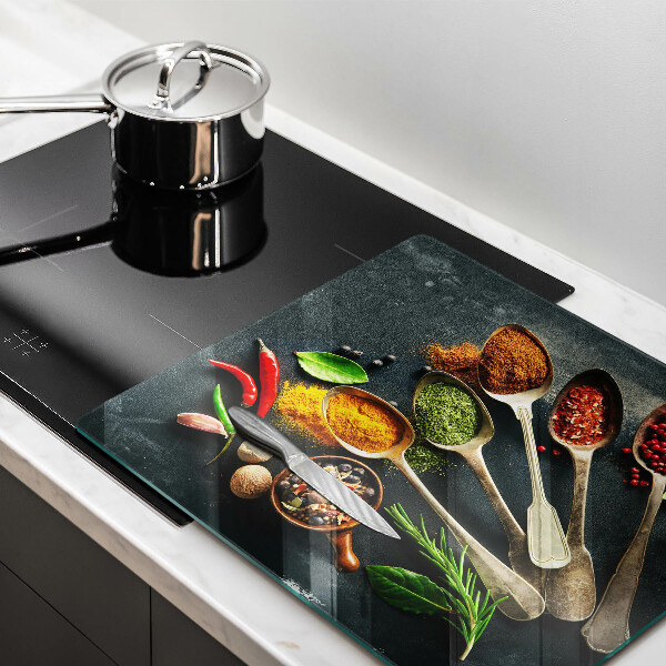 Protection plaque induction Cuillères de cuisine d'épices