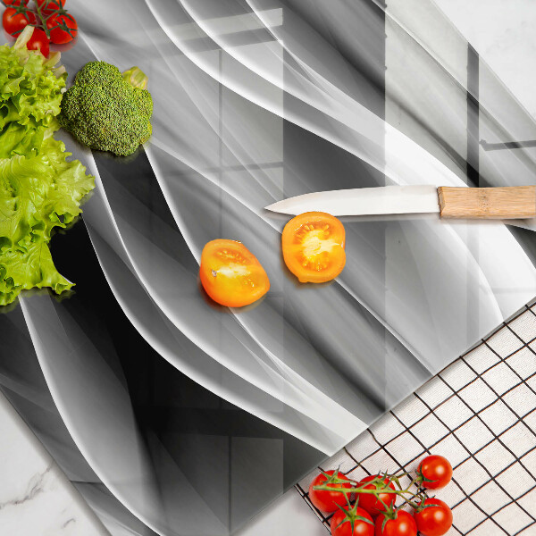 Protection plaque induction Lignes douces d'abstraction