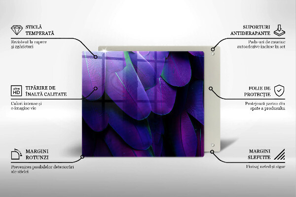 Protection plaque induction Plumes de néon
