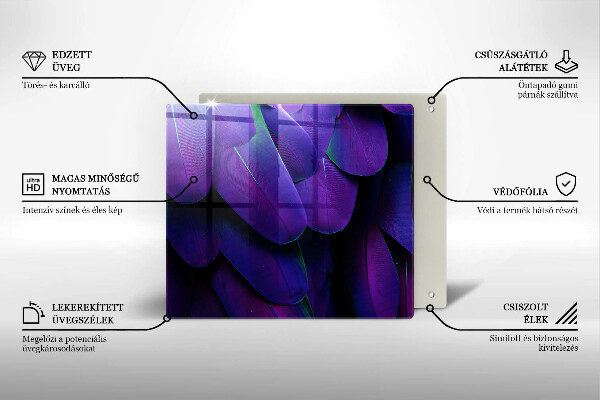 Protection plaque induction Plumes de néon