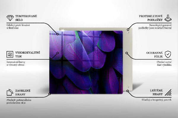 Protection plaque induction Plumes de néon
