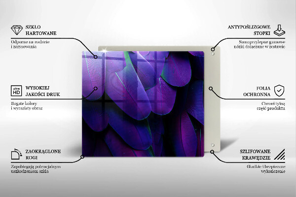 Protection plaque induction Plumes de néon