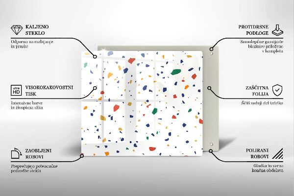 Protection plaque induction Grès coloré