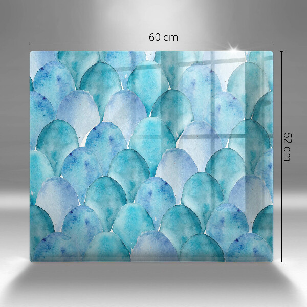 Protection plaque induction Écailles d'aquarelle