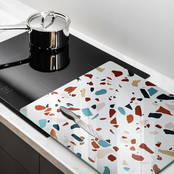 Protège plaque de cuisson Pierre décorative