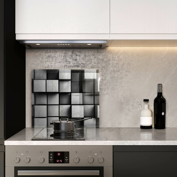 Protège plaque de cuisson Fond de géométrie 3D