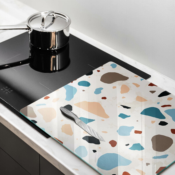 Protège plaque de cuisson Grès décoratif