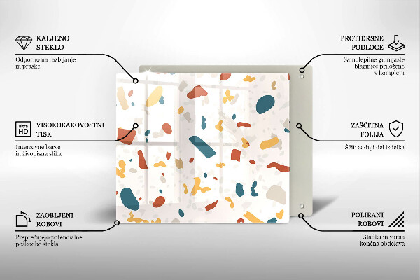 Protège plaque de cuisson Grès décoratif