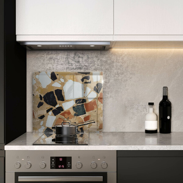 Protège plaque de cuisson Assiette pierres décoratives