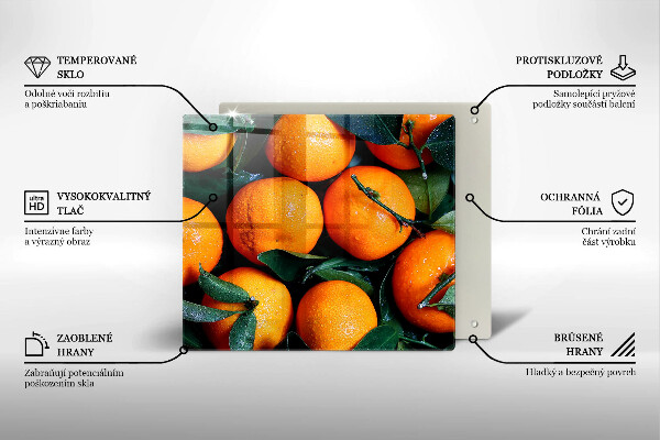 Protège plaque de cuisson Orange