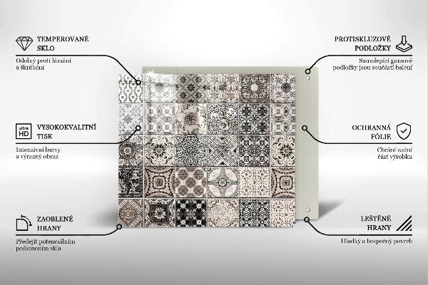 Protection plaque induction Carreaux décoratifs