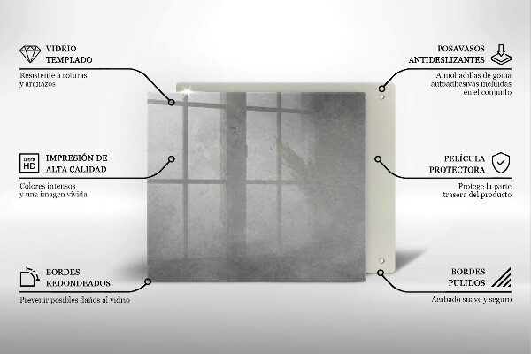 Protection plaque induction Fond de texture de béton