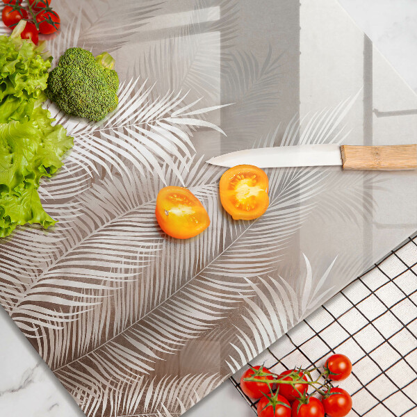 Protection plaque induction Feuilles de végétation bohème