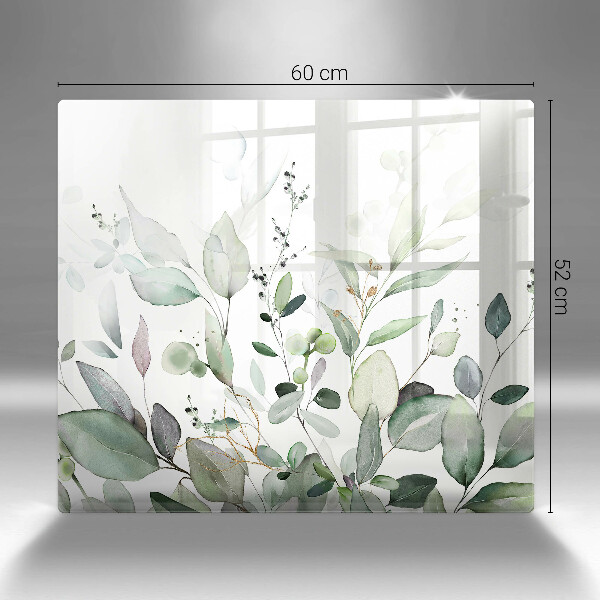 Protection plaque induction Plantes aquarelles
