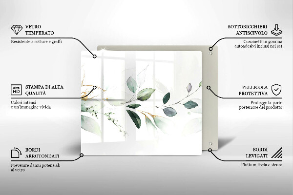 Protection plaque induction Feuilles d'aquarelle