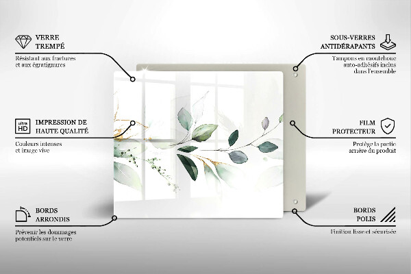 Protection plaque induction Feuilles d'aquarelle
