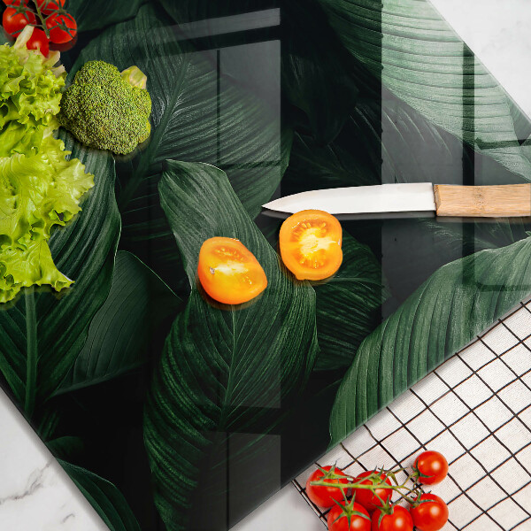 Protection plaque induction Feuilles sombres