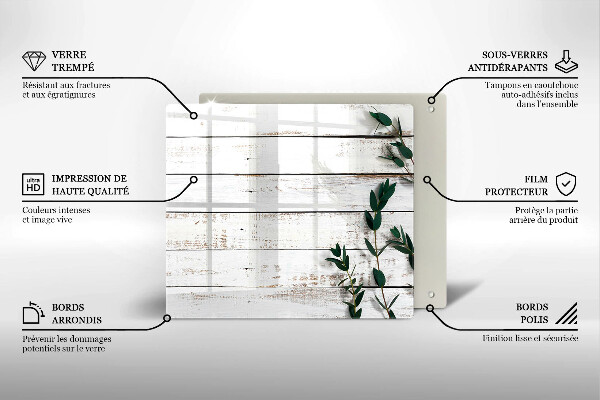 Protection plaque induction Vieilles planches et feuilles