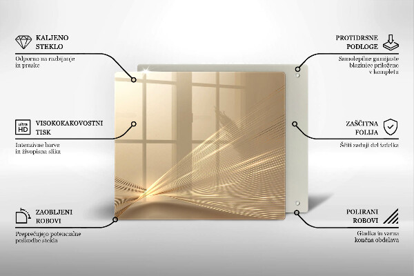 Protection plaque induction Abstraction moderne