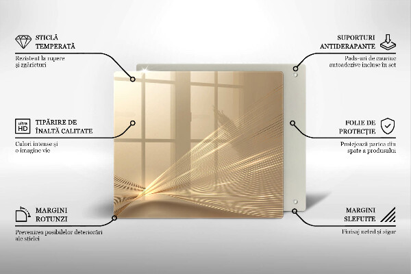 Protection plaque induction Abstraction moderne