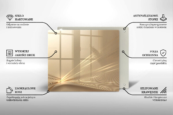 Protection plaque induction Abstraction moderne