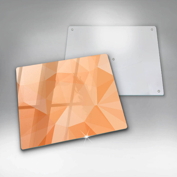 Protection plaque induction Fond géométrique