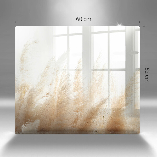 Protection plaque induction Herbe de la pampa