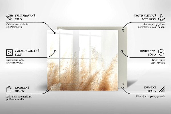 Protection plaque induction Herbe de la pampa