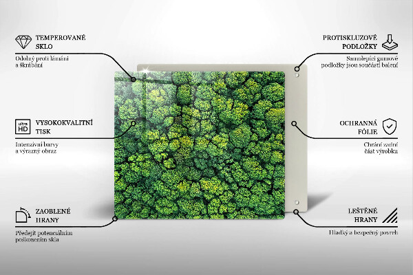 Protection plaque induction Plante de mousse naturelle