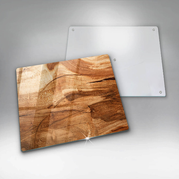 Protection plaque induction Texture de planche de bois