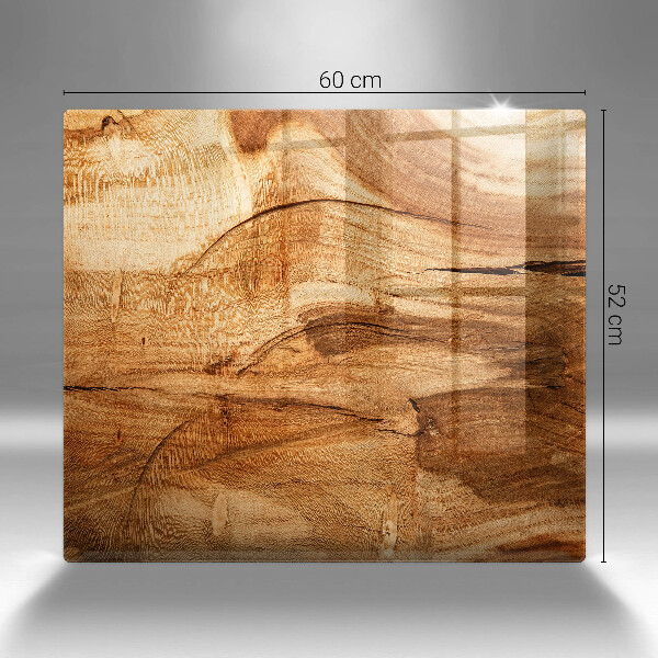 Protection plaque induction Texture de planche de bois