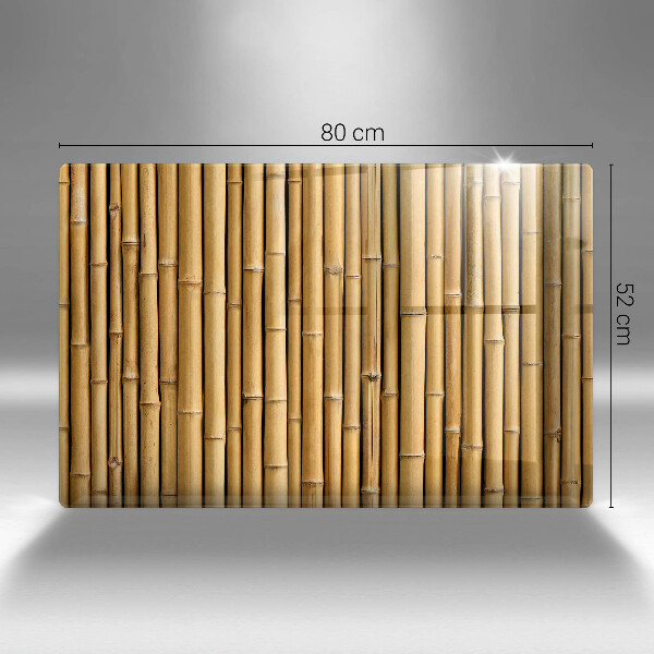 Protection plaque induction Bambou bohème nature