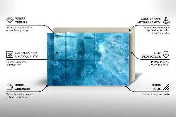 Protection plaque induction L'eau bleue