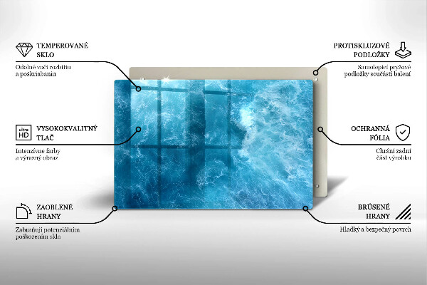 Protection plaque induction L'eau bleue