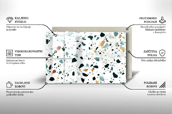 Cache plaque de cuisson Grès clair