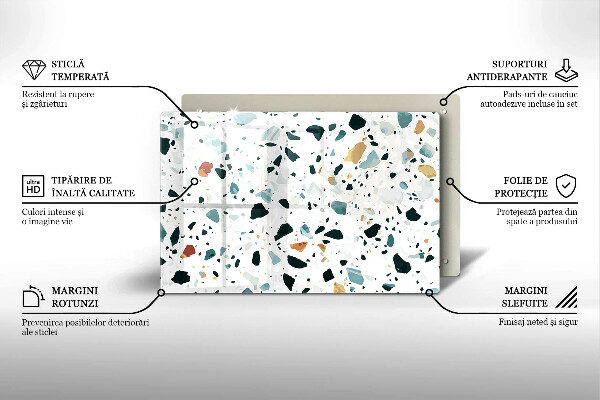 Cache plaque de cuisson Grès clair