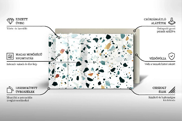 Cache plaque de cuisson Grès clair