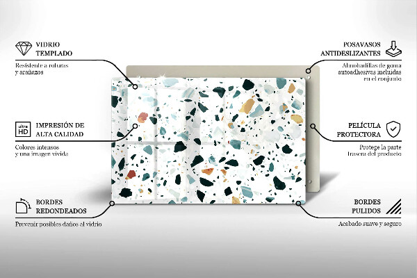 Cache plaque de cuisson Grès clair