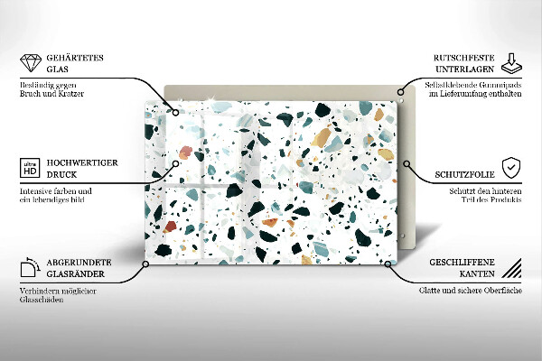 Cache plaque de cuisson Grès clair