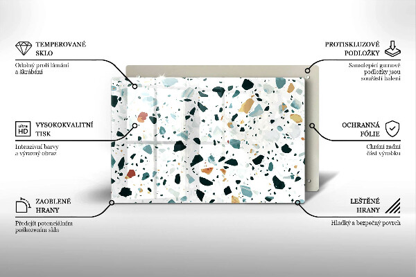 Cache plaque de cuisson Grès clair