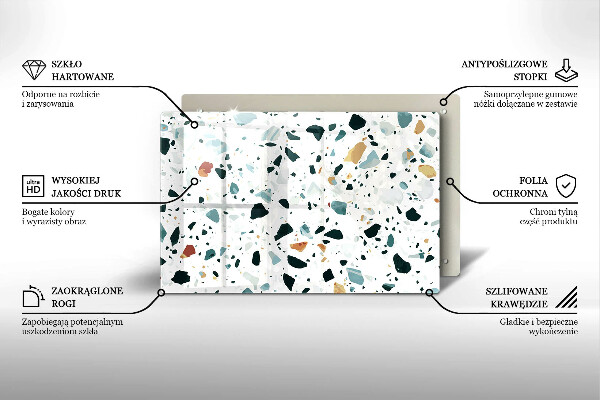 Cache plaque de cuisson Grès clair