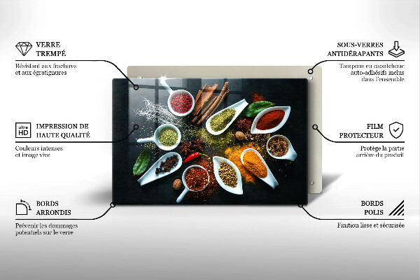 Protection plaque induction Épices de cuisine