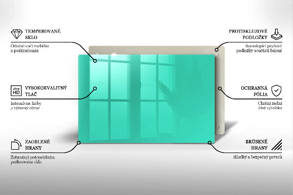 Protège plaque de cuisson Couleur verte