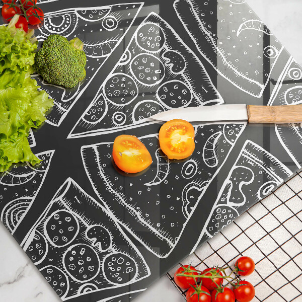 Protection plaque induction Illustration de pizza